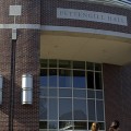 Bates College - Students walk by Pettengill Hall at Bates College, one of the five colleges in the Lewiston-Auburn area.