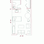 Assisted Living Studio Floor Plan [332 Sq. Ft.]
