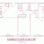 2 Bedroom Floor Plan [1026 Sq. Ft.]